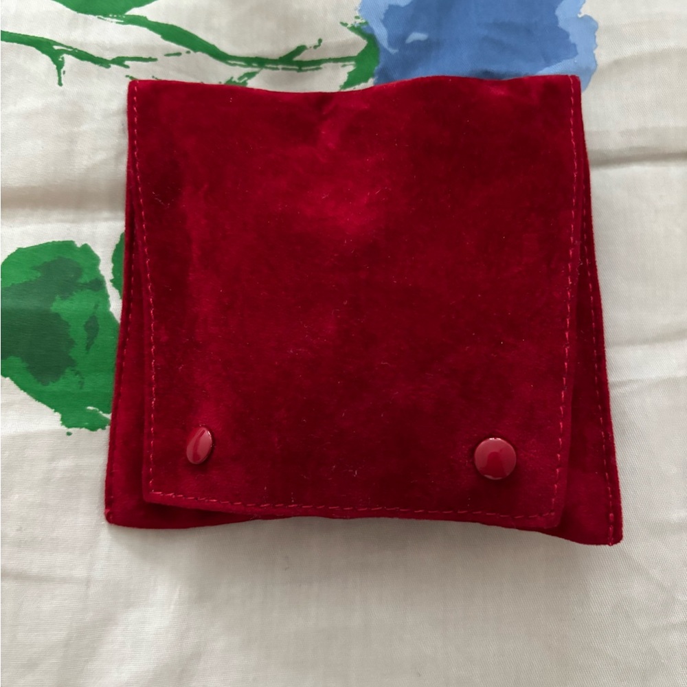 Cartier Red Velvet Pouch